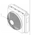Dissipe as peças do empilhador do alcance de Sany do calor, ventilador de refrigeração do óleo 60136495 hidráulico